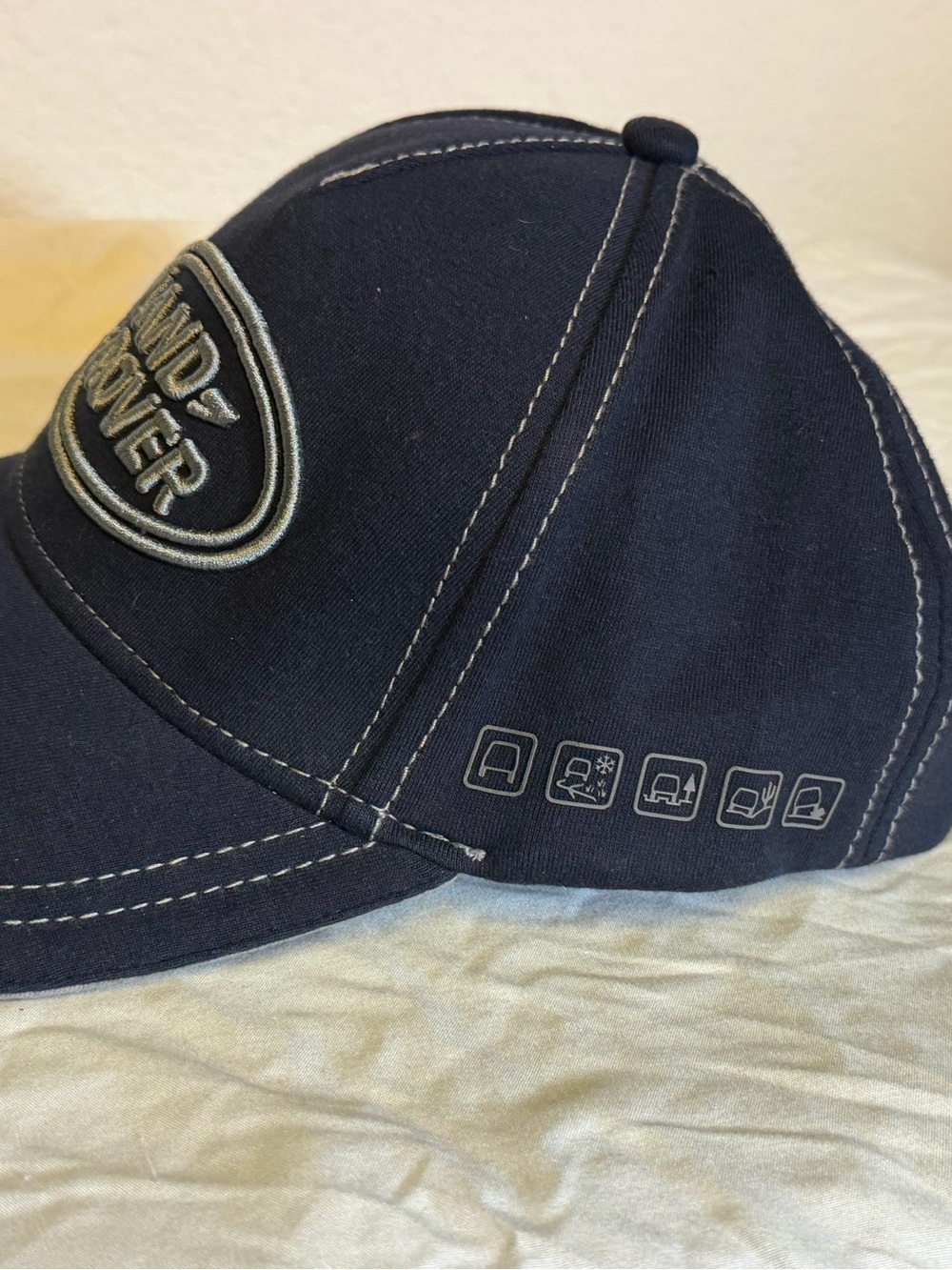 Land Rover Navy Embroidered Baseball Cap - Picture 2 of 7